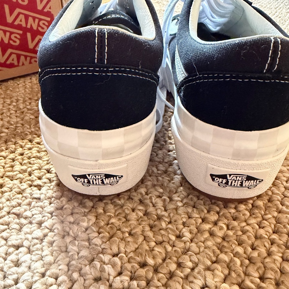 Vans Old Skool Stac Kids Sneakers - Black & White - Picture 7 of 9
